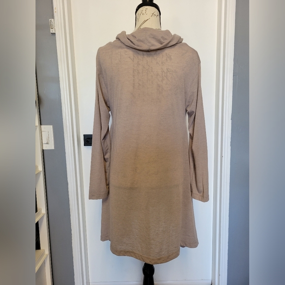 Bryn Walker Oatmeal Light Wool Blend Lagenlook Tunic Pullover Size S - Picture 10 of 10